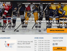 Tablet Screenshot of playitagainsportsblaine.com